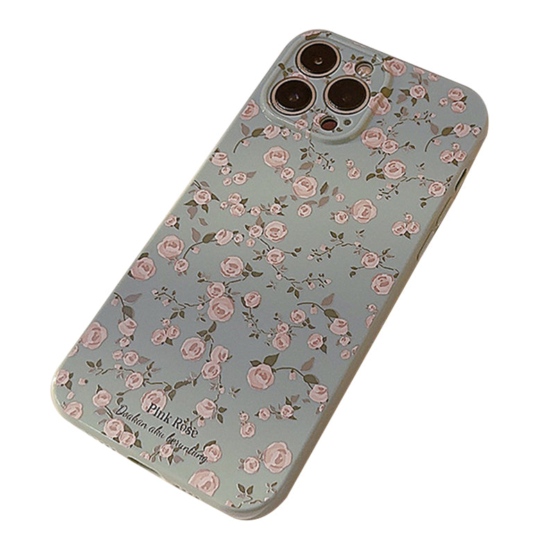For iPhone 13 Pro Retro Flower Pattern TPU Phone Case Protective Phone Cover For iPhone 13 Pro Retro Flower Pattern TPU Phone Case Protective Phone Cover